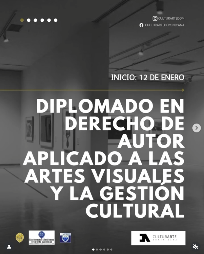 Diplomado de Derecho de Autor aplicado a las Artes Visuales y la Gestión Cultural